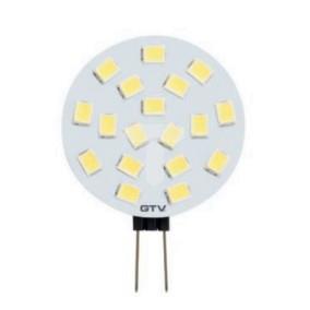 Żarówka LED SMD 2835 ciepła biała G4 2W 12 V DC kąt świecenia 180stopni 220lm 3000K LD-G4020W-30