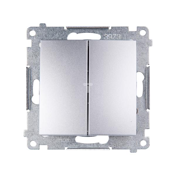 Simon 54 Łącznik hermetyczny świecznikowy IP44 srebrny mat DW5B.01/43 WMDL-550xxx-043
