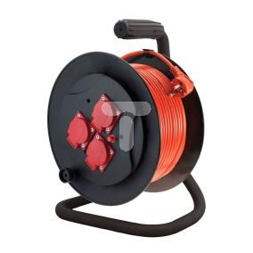 Przedłużacz bębnowy 20m OMY 3x1 IP44 3xGS PZB-111-20Y/1