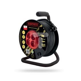 Przedłużacz bębnowy LIGHT 40m H05RR-F 3x1 4xGS PZB-40-40G/1