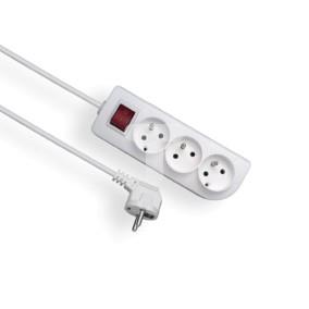 Przedłużacza z wyłącznikiem CLASSIC 3-gniazda z/u 10m /OMY 3x1/ PSN-3010W