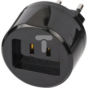 Adapter podróżny USA - Euro /z bezpieczikiem 2,5A/ 1508500010