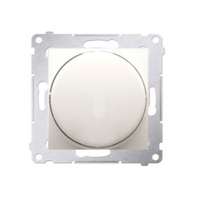 Simon 54 Ściemniacz obrotowy do LED ściemnialnych 230 V (moduł) 2–250 W krem DS9L.01/41