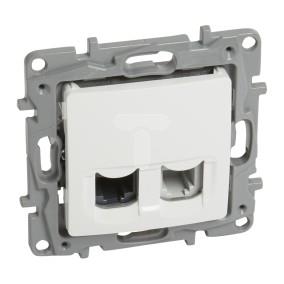 NILOE Gniazdo teleinformatyczne RJ11+RJ45 kat.5 UTP białe 764570