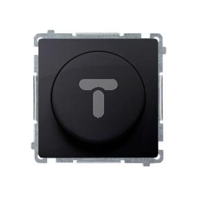 Simon Basic Ściemniacz naciskowo-obrotowy jednobiegunowy do LED ściemnialnych 230V grafit matowy BMS9L.01/28