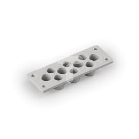 Membrana TPE dla 4 kabli śr.16 mm+ 6xśr.13 mm, wielk. 1 135x47 F1156