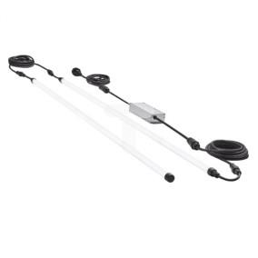 Oprawa warsztatowa PROFI SLIM LINE LED ZESTAW 6x14W 24V z wtyczką CEE okablowaniem i uchwytami 378942