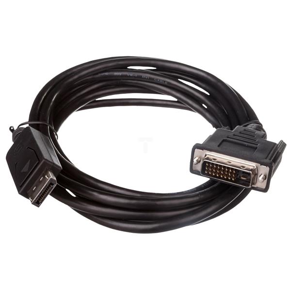 Kabel adapter DisplayPort 1.2 Typ DP/DVI-D(24+1), M/M czarny 3m