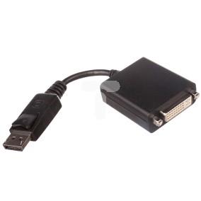 Kabel połączeniowy DisplayPort 1.1a Typ DP/DVI-I(24+5), M/Ż czarny 0,15m