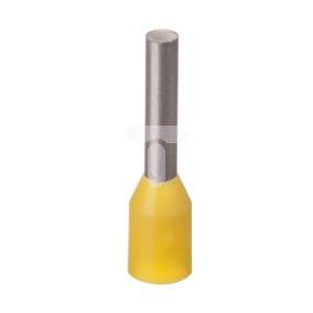 Końcówka tulejkowa izolowana TI 1mm2/8mm żółta cynowana /100szt./