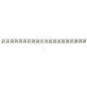 Oznacznik DK 2/Z5 /21-30/ biały 89280006 (100szt.)