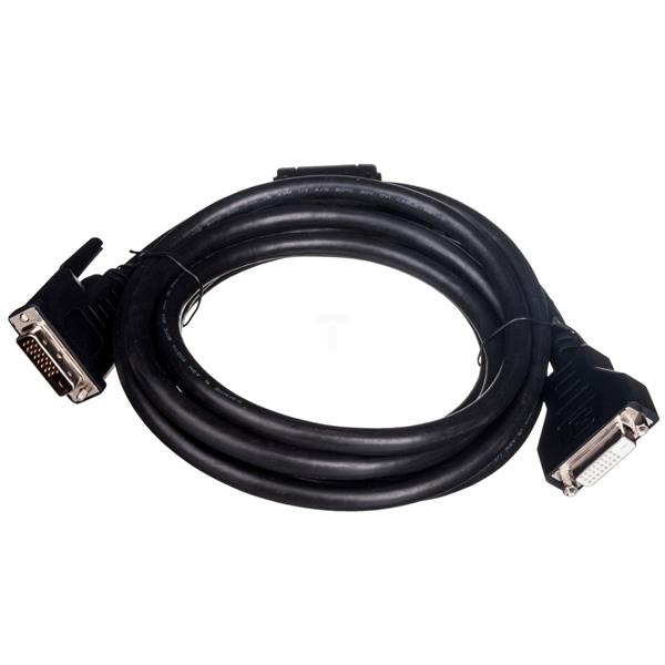 Kabel przedłużający DVI-D Dual Link Typ DVI-D(24+1)/DVI-D(24+1), M/Ż czarny 3m AK-320200-030-S