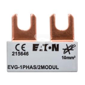 Szyna łączeniowa 1P 63A 10mm2 widełkowa (2 mod.) EVG-1PHAS/2MODUL 215646