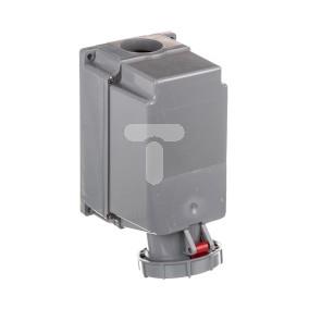 Gniazdo stałe 4P 125A 400V czerwone IP67 144-6