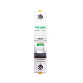 Wyłącznik nadprądowy 1P D 20A 6kA AC iC60N A9F05120