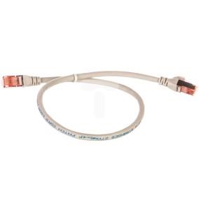 Kabel krosowy (Patch Cord) S/FTP kat.6 szary 0,5m DK-1644-005