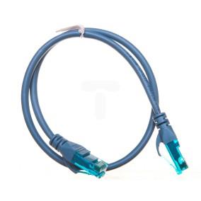 Kabel krosowy (Patch Cord) U/UTP kat.5e niebieski 0,5m DK-1512-005/B