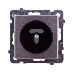 SONATA Gniazdo pojedyncze stal inox b/u 16A IP20 GP-1RM/m/37