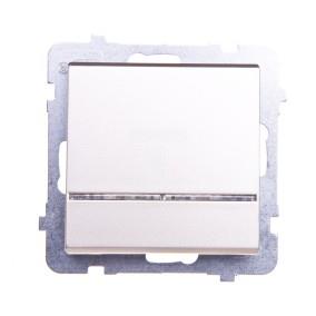 SONATA Łącznik kontrolny 16AX szampański złoty IP20 ŁP-12RS/m/39