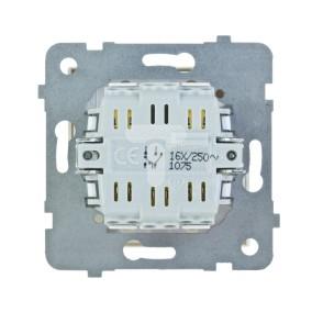 SONATA Łącznik schodowy i jednobiegunowy 16AX ecru IP20 ŁP-9R/m/27
