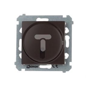 Simon 54 Ściemniacz naciskowy zdalnie sterowany 20–500W brąz mat DS13T.01/46 WMDS-007x0x-046