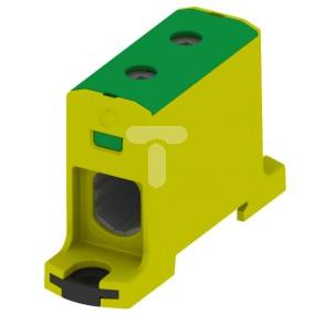 Złączka szynowa 2-przewodowa 6-95mm2 AL/Cu żółto-zielona Al/Cu T021095 89710009