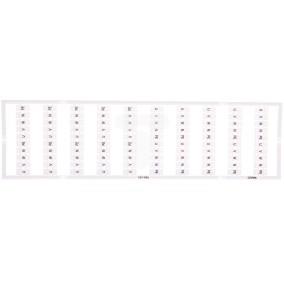 Oznaczniki WMB 20x U V W N PE 793-474 /5szt./