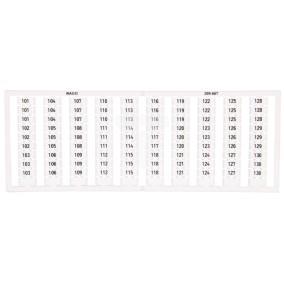 Ramka z oznacznikami 3x101-3x130 209-667 /5szt./