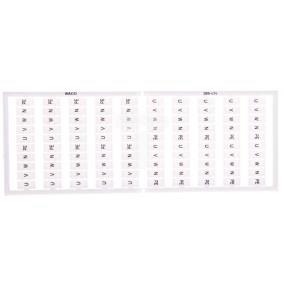 Ramka z oznacznikami 20x U V W N PE 209-474 /5szt./