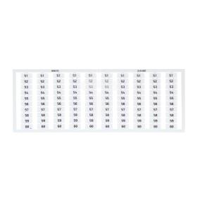 Oznaczniki WSB 10x 51-60 biały 249-601 /5szt./