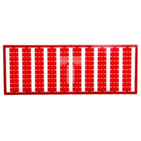 Ramka z oznacznikami bez nadruku czerwona 209-501/000-005 /5szt./