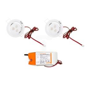 Oprawa downlight LED 4.5W 220-240V IP33 PUNCTOLED I WT 2X4,5W 3000K 220lm 4008321999320