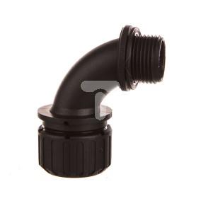 Łącznik poliamidowy kątowy M20 IP67 czarny LRSK 20M/16 E03DK-07010100501