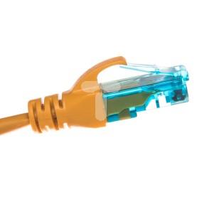 Kabel krosowy (Patch Cord) U/UTP kat.5e żółty 2m DK-1512-020/Y