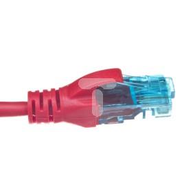 Kabel krosowy (Patch Cord) U/UTP kat.5e czerwony 3m DK-1512-030/R