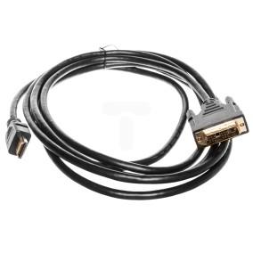 Kabel adapter HDMI Highspeed 1.3 Typ HDMI A/DVI-D(18+1), M/M czarny 3m AK-330300-030-S