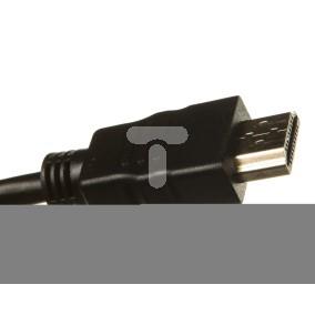 Kabel połączeniowy HDMI Highspeed 1.4 z Eth. GOLD Typ HDMI A/HDMI A, M/M czarny 5m AK-330107-050-S