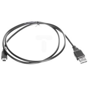 Kabel połączeniowy miniUSB 2.0 /Canon/ Typ USB A/miniUSB B(5pinów), M/M czarny 1,8m AK-300130-018-S