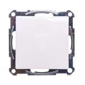 Merten System M Gniazdo pojedyncze Schuko 16A IP20 z ochroną styków i klapką biel polarna MTN2310-0319