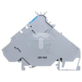 Złączka zasilająca do elementów wykonawczych 2,5mm2 szara 280-568 