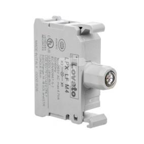 Oprawka z LED czerwona 185-265V AC LPXLFM4