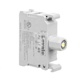 Oprawka z LED biała 185-265V AC migająca LPXLFM8