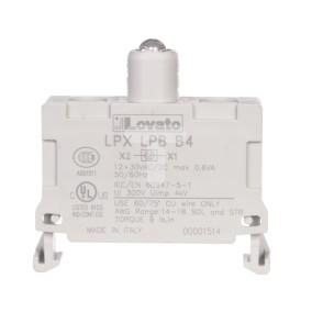 Oprawka z LED czerwona 12-30V AC/DC LPXLPBB4