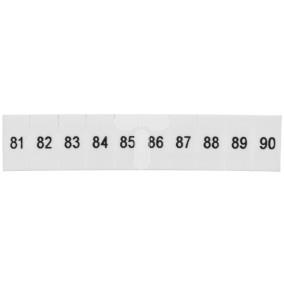 Oznaczniki 5mm /81-90/ biały ZB5 LGS 81-90 /10szt./