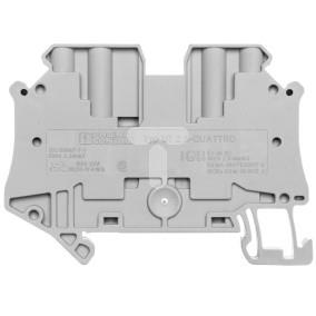 Złączka szynowa 4-przewodowa 0,14-4mm2 szara UT 2,5-QUATTRO 3044542
