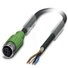 Kabel czujnika/urządzenia wykonawczego 4-piny gniazdo proste M12 wolny koniec 10m SAC-4P-10,0-PUR/M12FS SH 1500716