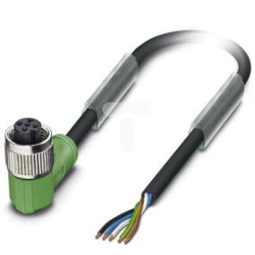 Kabel do czujników 5-piny gniazdo kątowe M12 3m SAC-5P- 3,0-PUR/M12FR 1669864