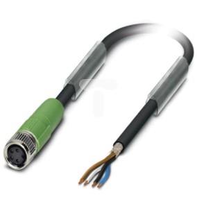 Kabel czujnika/urządzenia wykonawczego 4-piny gniazdo proste M8 wolny koniec 10m SAC-4P-10,0-PUR/M 8FS SH 1521944