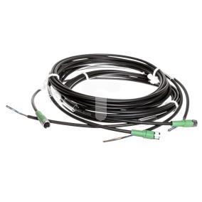 Kabel czujnika 3-piny gniazdo proste M8 wolny koniec 3m SAC-3P- 3,0-PUR/M 8FS 1669725