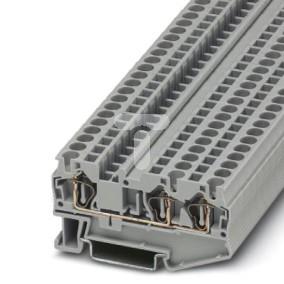 Listwa zaciskowa przepustowa 3-przewodowa 0,08-6mm2 niebieska ST 4-TWIN BU 3031403